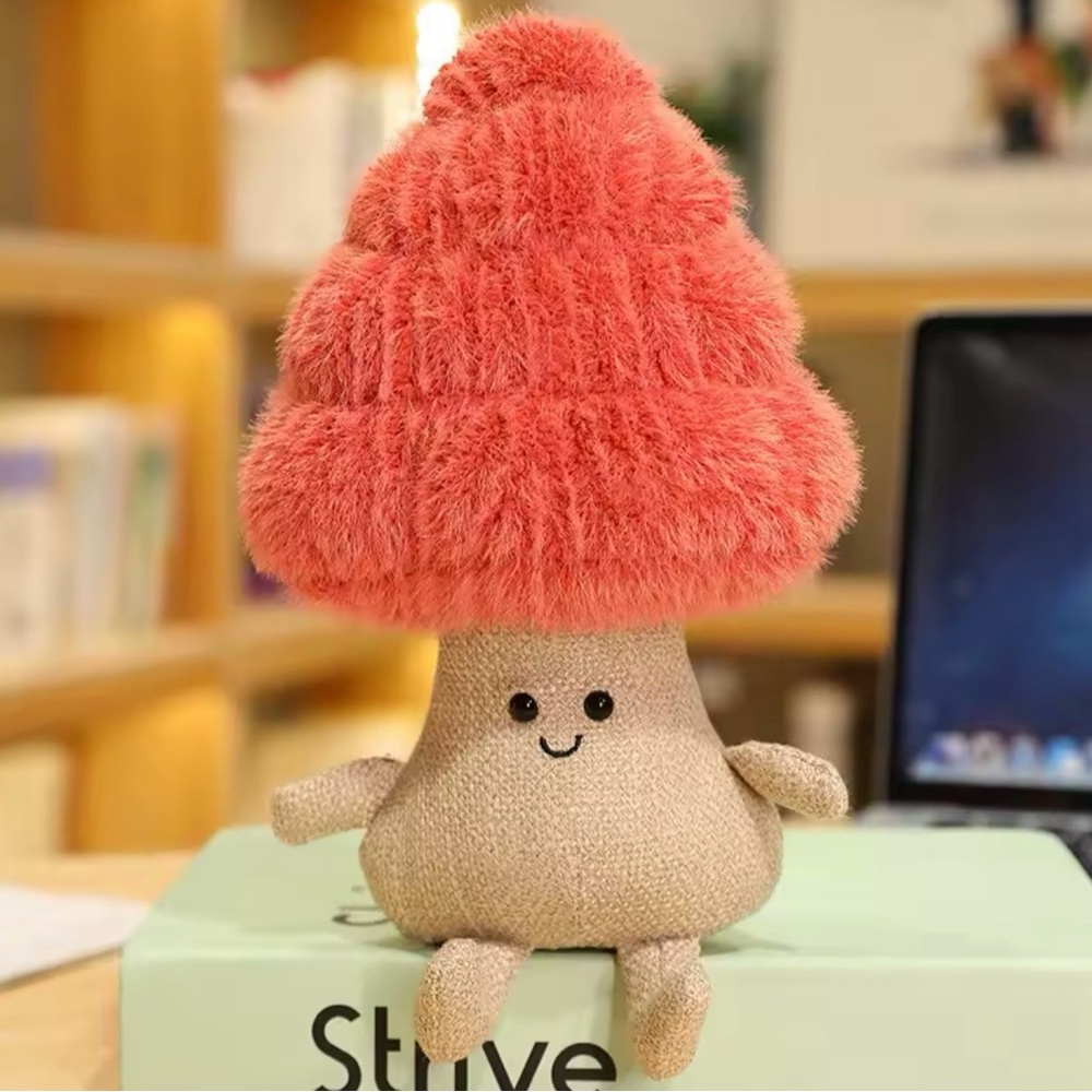 Adorable Mushroom Tree Plushie – Soft and Fluffy Plant Toy